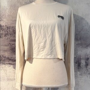 F45 Cream Long Sleeve Top